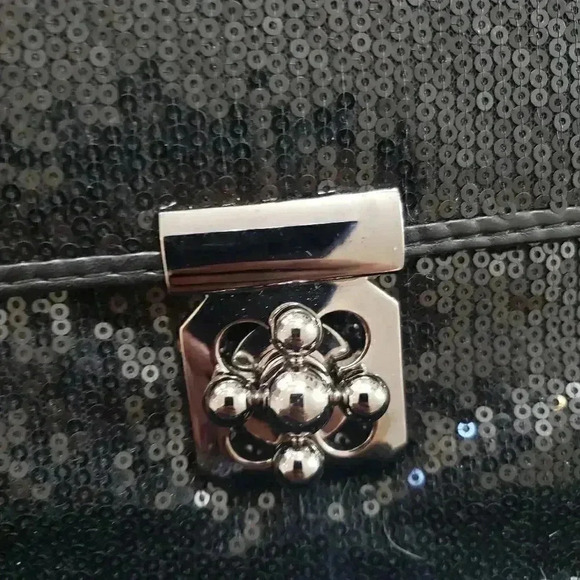 Chico's Black Sequin Bag - Picture 2 of 4